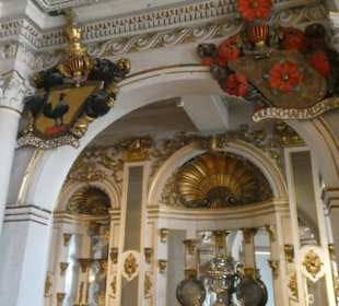 Schloss Friedenstein: bei der Innenbesichtigung