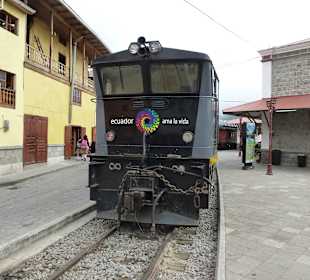 Der Zug wird bereitgestellt