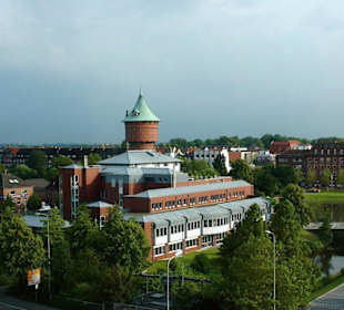 Blick zum Wasserturm von Cuxhaven