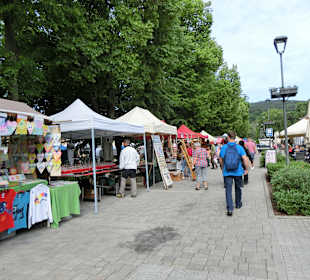 In der Stadt war gerade Burgfest