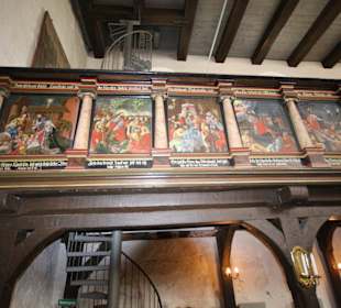 Bildtafeln an der Nordempore