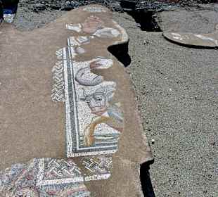 Fussboden Mosaik in Dion