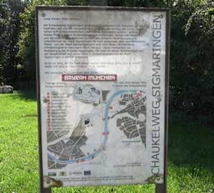 Schaukelweg an der Donau