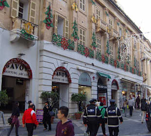 In Valetta die Hauptstraße  "Republic Street" 