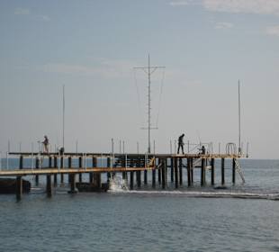 Angeln von der (alten) Seebrücke