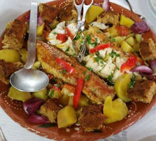 Leckere Fischplatte