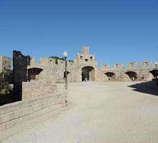 Rhodos - opevnění, brána Sv. Pavla