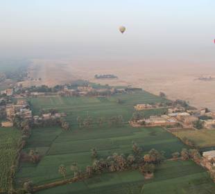 Fruchtbares Nildelta trifft Wüste