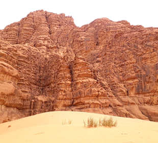 Wüstenlandschaft Wadi Rum