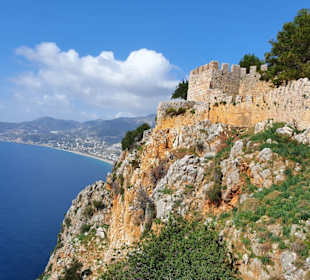 Burg Alanya - Burgmauer