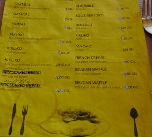 Golden Lion Restaurant in Sighnaghi