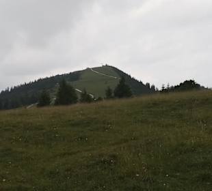 Blick zum Wank-Gipfel