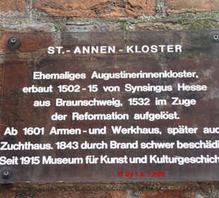 Infotafel zum Kloster / Museum