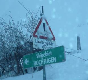 Straße nach Hochfügen