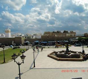 Blick auf Moschee und Medina