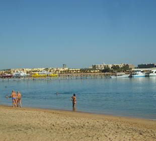 Strandabschnitt vom Makadi Bay