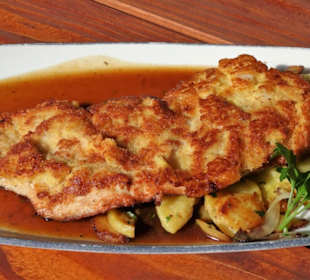 Schnitzel Strindberg im Paulaners an der Schlachte