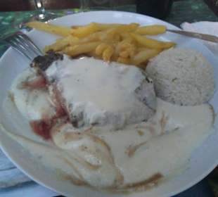 Steak mit Roquefortsauce