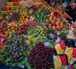 Rundgang durch die Markthalle La Boqueria