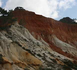 Klippen des Falesia Strandes