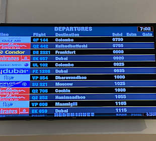 Flughafen Malé (MLE)