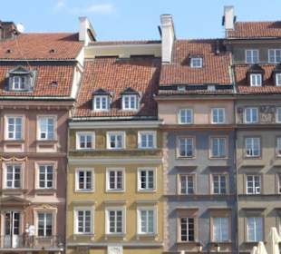 Der wiederaufgebaute Altstadtmarkt von Warschau