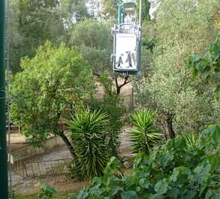 Blick aus der Seilbahn