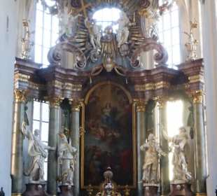In der Pfarrkirche von Volkach
