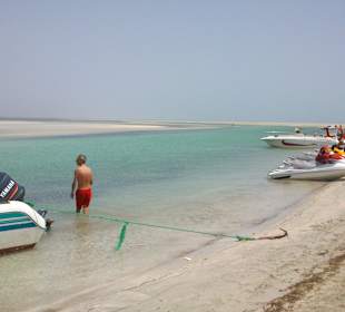 Ausflug zur Flamingobucht mit Motorboot bzw Jetski