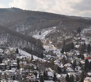 Hotel Schanzenhaus, Ausblick aus dem Schloß