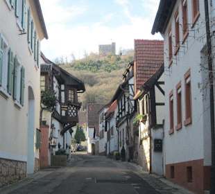 Hambacher Schloss von der Schlossgasse aus