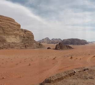 Wüstenlandschaft Wadi Rum
