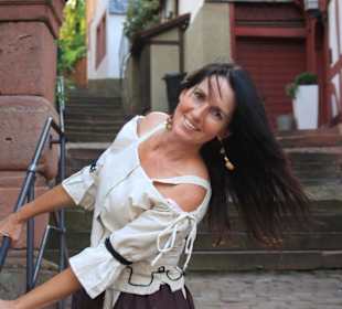 Kunigunde am Aufgang zur Mildenburg