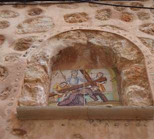 Detail an einer hauswand