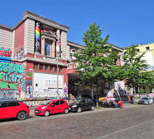 Blick auf die "Rote Flora"