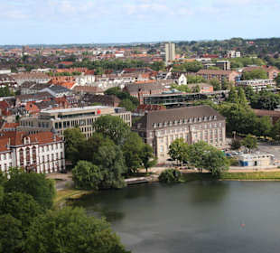 Blick vom Rathausturm: Kleiner Kiel