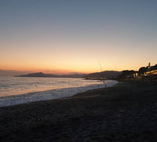 Sonnenuntergang am Strand
