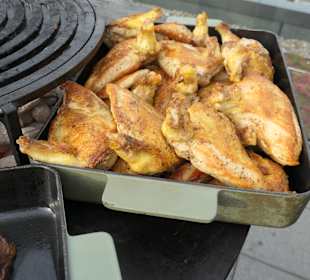 Abendessen vom Buffet beim jil Rooftop Drink&Dine