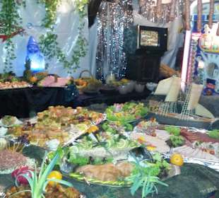 Das Buffet zur Silvesterparty 2016/2017