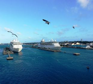 Kreuzfahrtschiffe im Hafen
