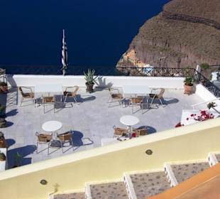 Santorin selbst im Bild Landschaft, Stadt