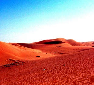 Roter Sand danach wieder gelb