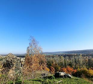 Harzvorland von der Teufelsmauer aus gesehen