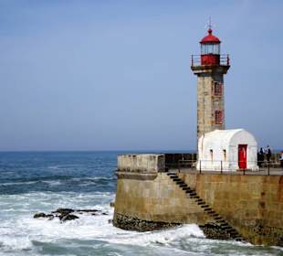 Der historische Leuchtturm auf der alten Nordmole
