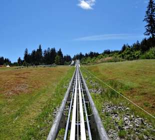 Schleppfahrt auf den Berg