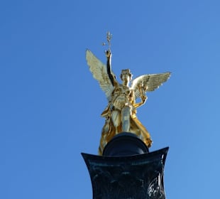 Die Nike - Friedensengel auf dem Friedensdenkmal