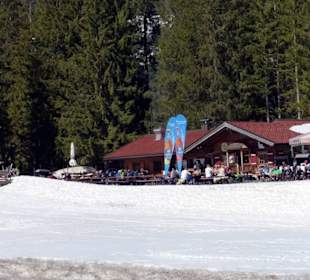 Moorhütte an der Langlaufloipe