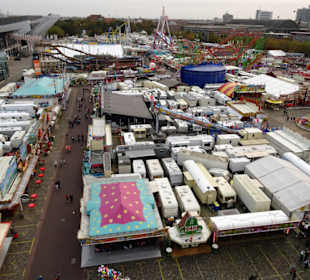 Blick auf den Freimarkt aus dem Riesenrad
