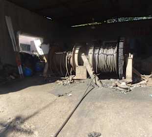 Winde, Seil völlig ungesichert