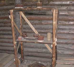 So hat man damals Öl gepresst.